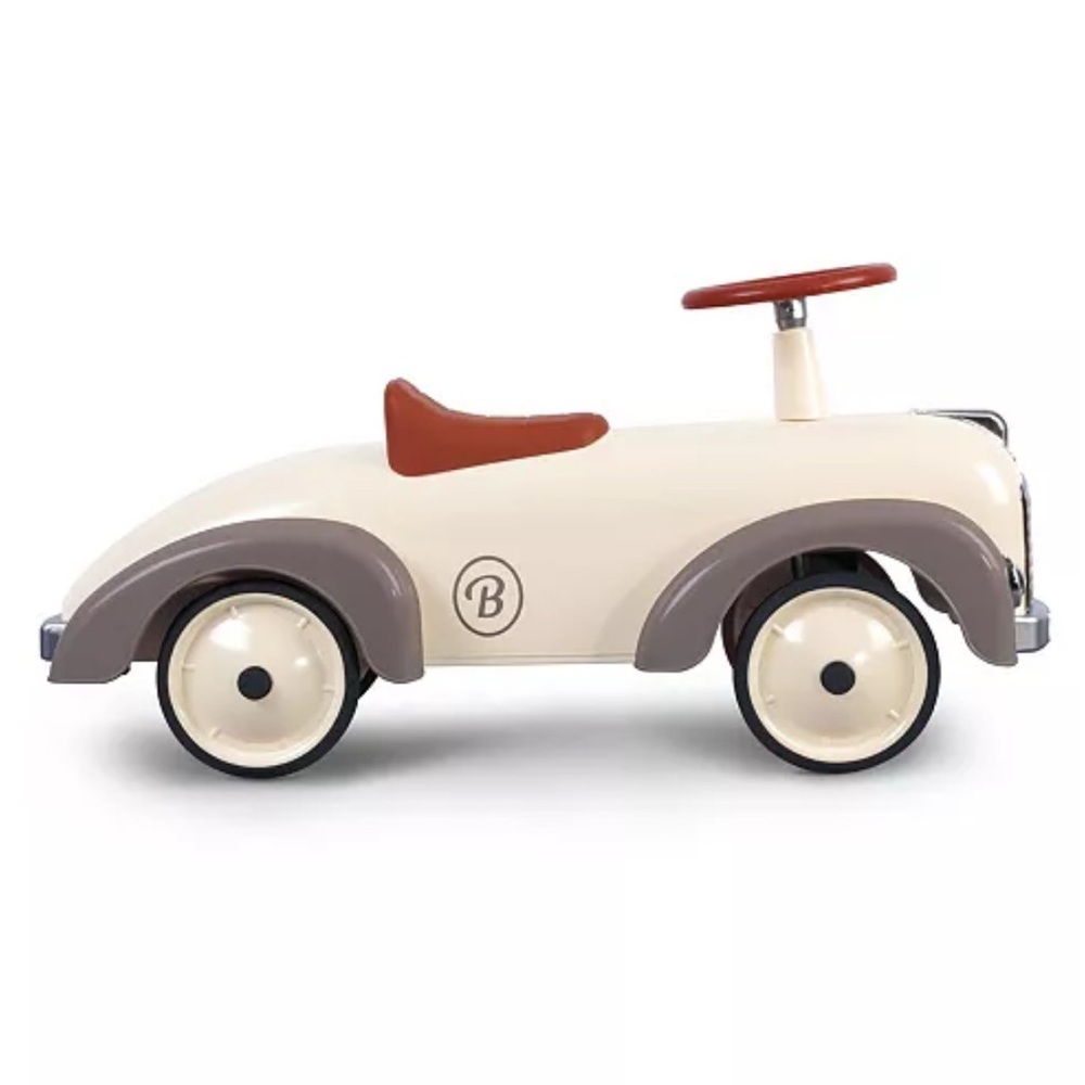Classic Cream Ride-On Toy Car